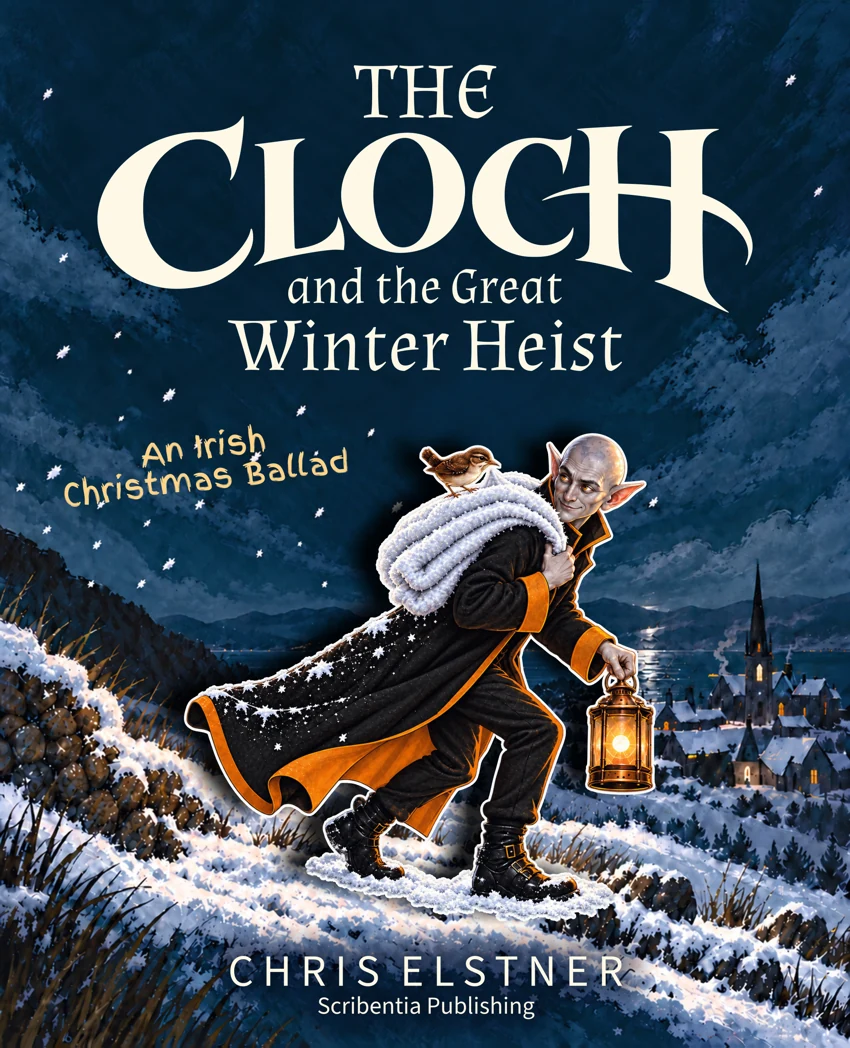 Book cover: The Cloch and the Great Winter Heist by Chris Elstner